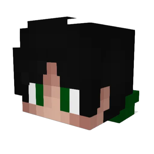 Syorz Minecraft avatar head, 3D render