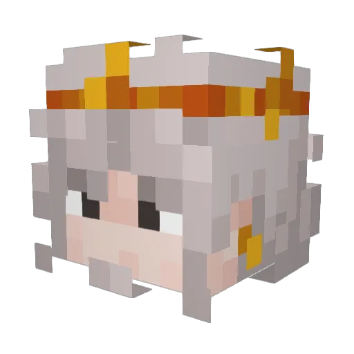 SyouMBK Minecraft avatar head, 3D render