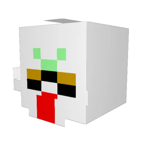 Syouji38 Minecraft avatar head, 3D render