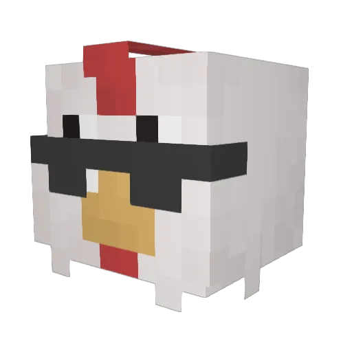 Syouta98 Minecraft avatar head, 3D render