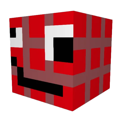 SyphenKnight Minecraft avatar head, 3D render