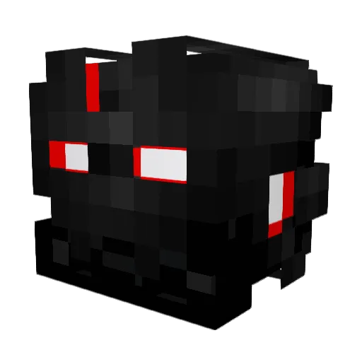 SyphlexMC Minecraft avatar head, 3D render