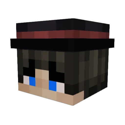 Syping Minecraft avatar head, 3D render