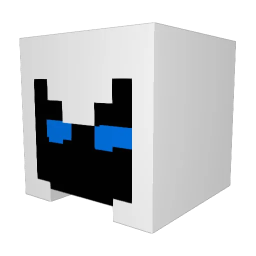 SypyrLove Minecraft avatar head, 3D render