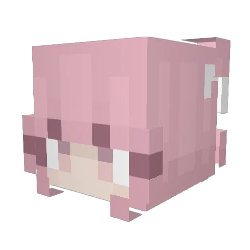 Syquid Minecraft avatar head, 3D render