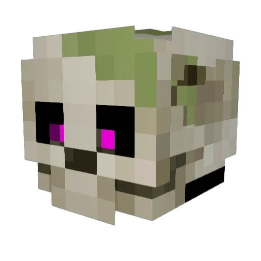 SyrVetra Minecraft avatar head, 3D render