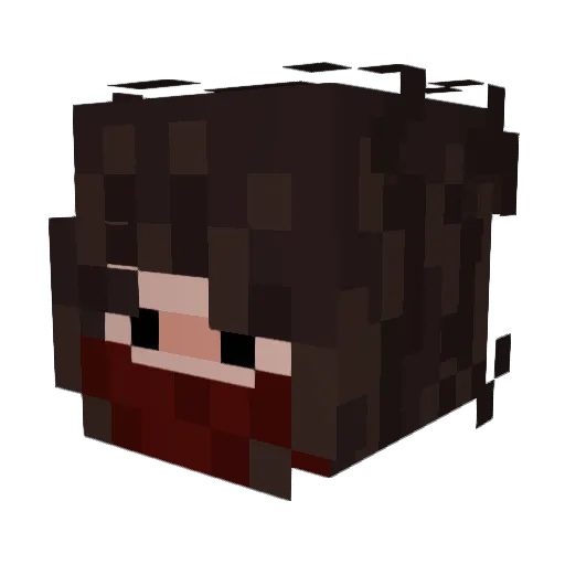 Syral_0 Minecraft avatar head, 3D render