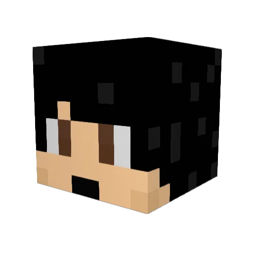 SyredsPro Minecraft avatar head, 3D render
