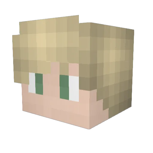 Syren10850 Minecraft avatar head, 3D render