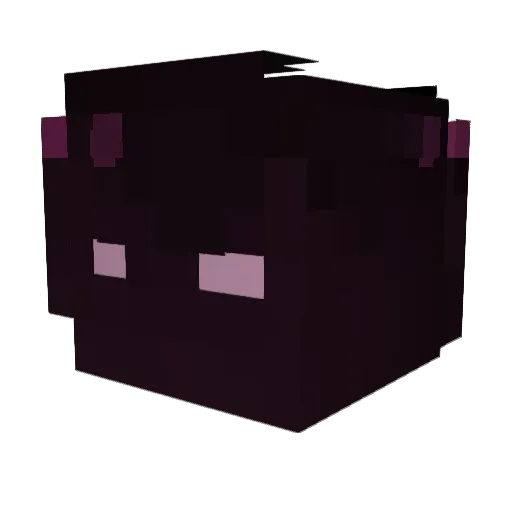 SyrenStar Minecraft avatar head, 3D render
