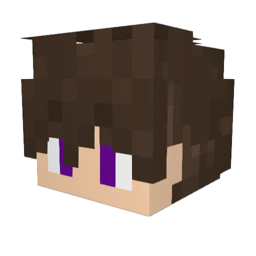 SyrexSwag Minecraft avatar head, 3D render