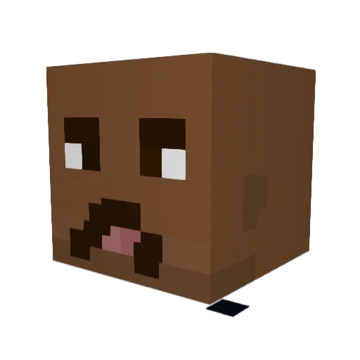 SyrexWasTaken Minecraft avatar head, 3D render