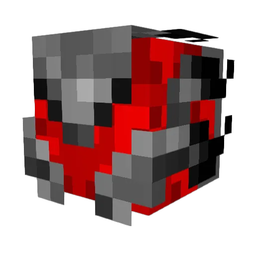 Syrise Minecraft avatar head, 3D render