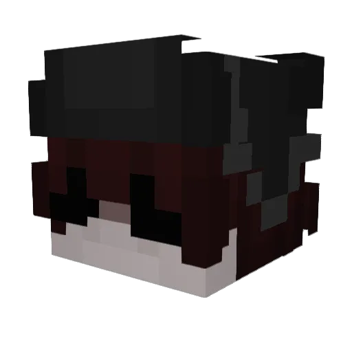 Syrko_ Minecraft avatar head, 3D render