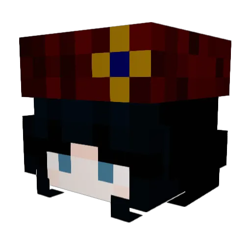 Syrlyn Minecraft avatar head, 3D render