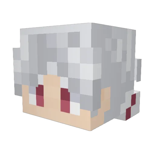 Syronetics Minecraft avatar head, 3D render
