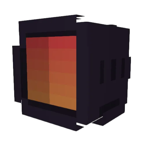 Syrupappi Minecraft avatar head, 3D render
