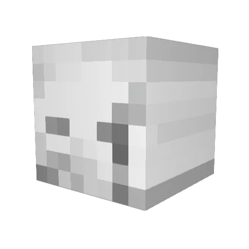 Syrvnge Minecraft avatar head, 3D render