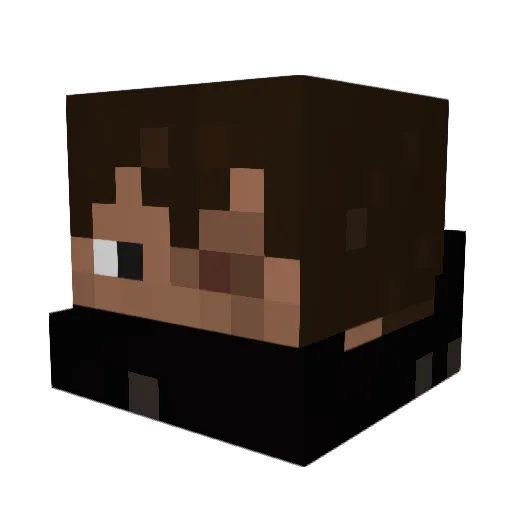 Syryna18 Minecraft avatar head, 3D render