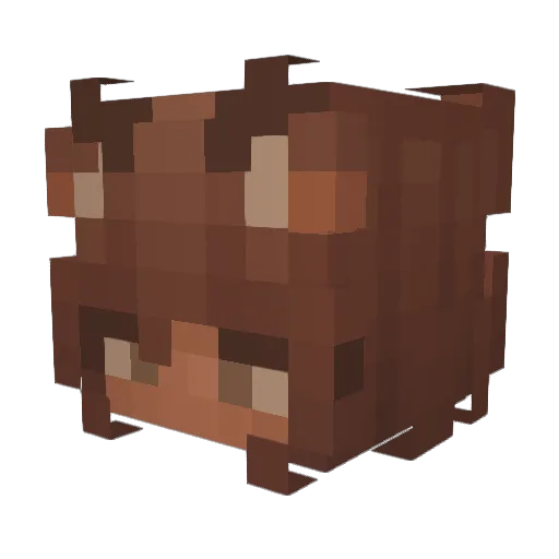 Sysanne Minecraft avatar head, 3D render