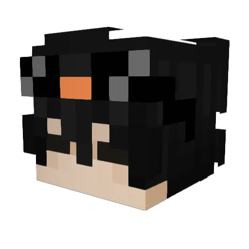 Systam96 Minecraft avatar head, 3D render