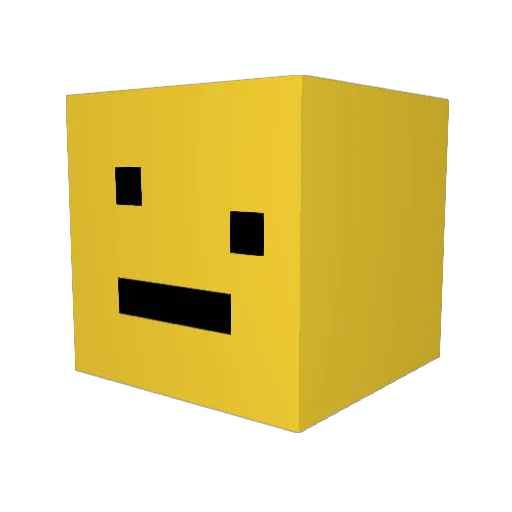 System4151 Minecraft avatar head, 3D render