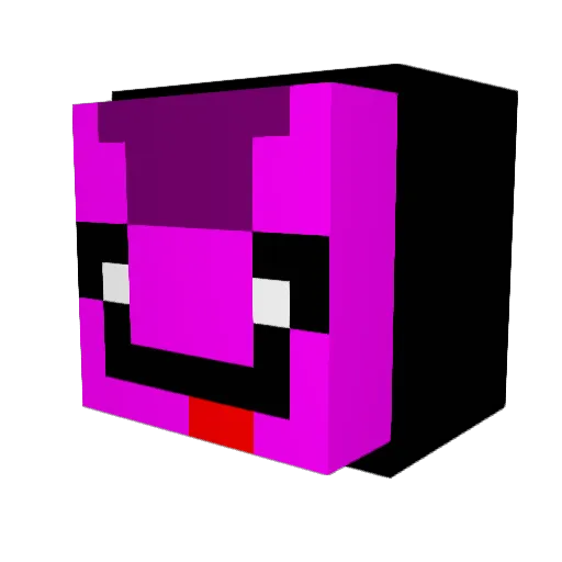 System677 Minecraft avatar head, 3D render