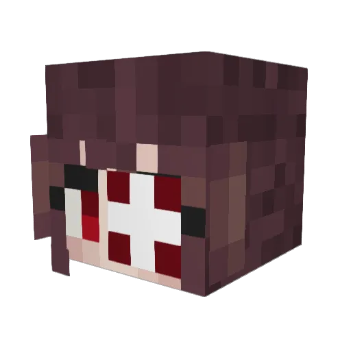 System7667 Minecraft avatar head, 3D render