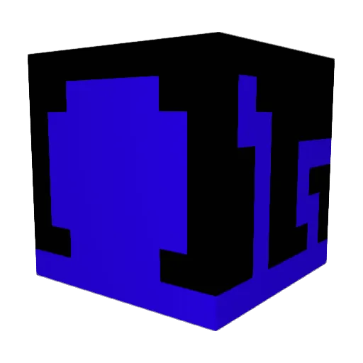 System7672 Minecraft avatar head, 3D render