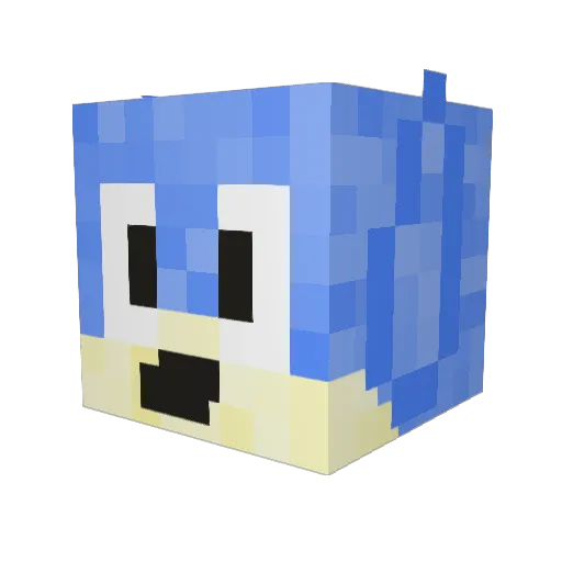 System905 Minecraft avatar head, 3D render