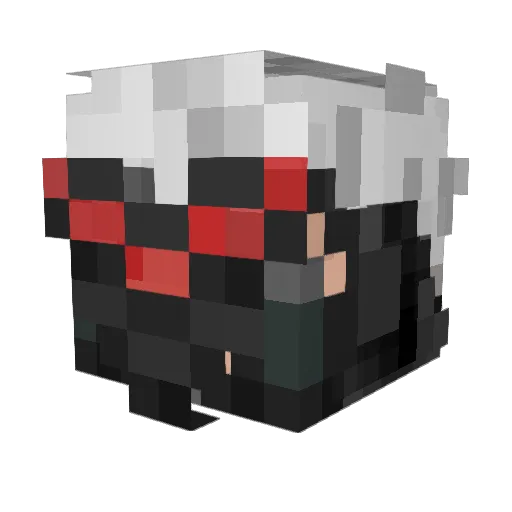 SystemCypher Minecraft avatar head, 3D render