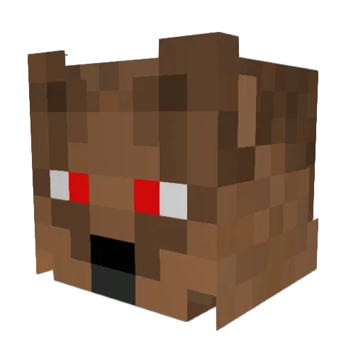 SystemSoner Minecraft avatar head, 3D render
