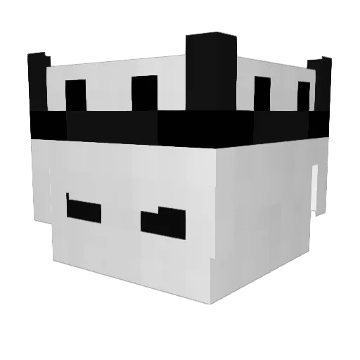 System_42 Minecraft avatar head, 3D render