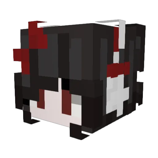 Systemise Minecraft avatar head, 3D render