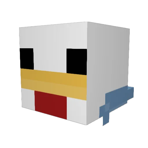 Systemjay Minecraft avatar head, 3D render