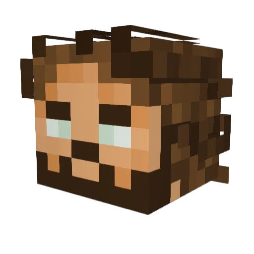 Systemsteam Minecraft avatar head, 3D render
