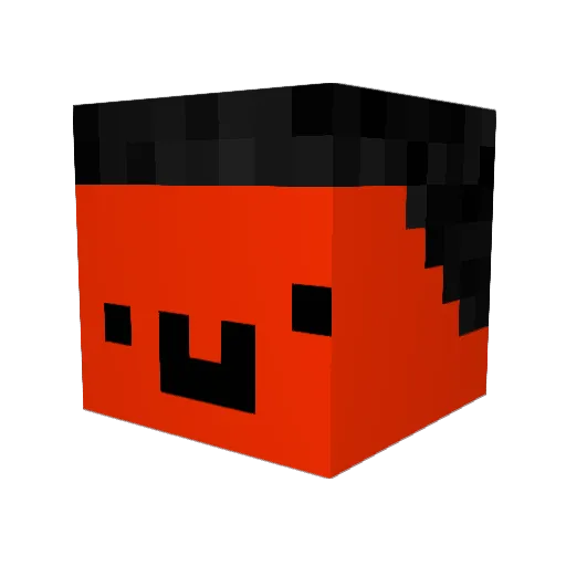 Systm32 Minecraft avatar head, 3D render