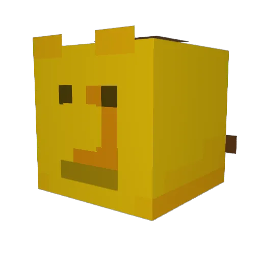 SythBoss Minecraft avatar head, 3D render