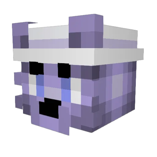 Sythcraft Minecraft avatar head, 3D render