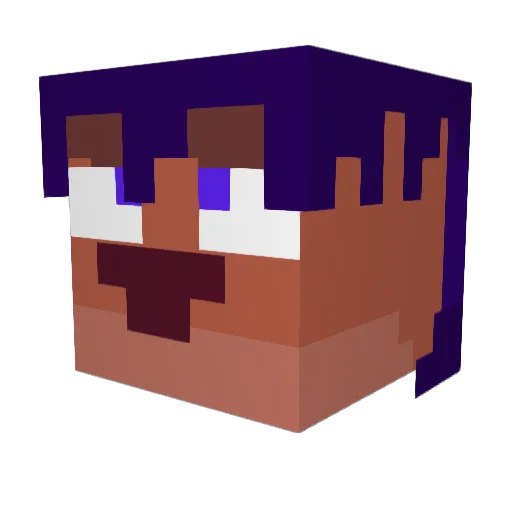 Syther_Roo Minecraft avatar head, 3D render