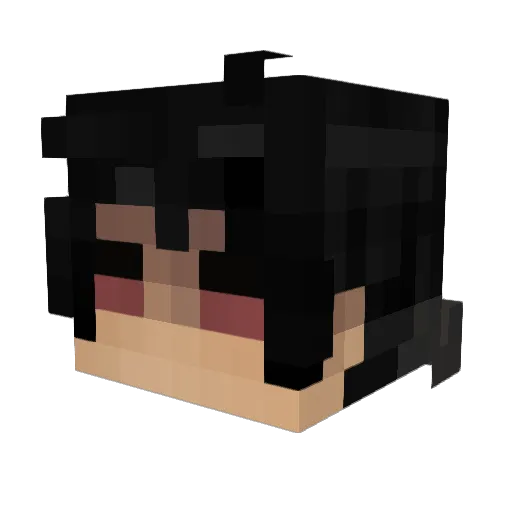 SytherinXYt Minecraft avatar head, 3D render