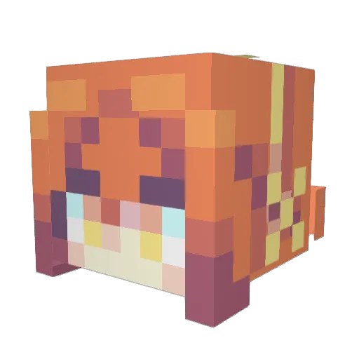 Sythll_ Minecraft avatar head, 3D render