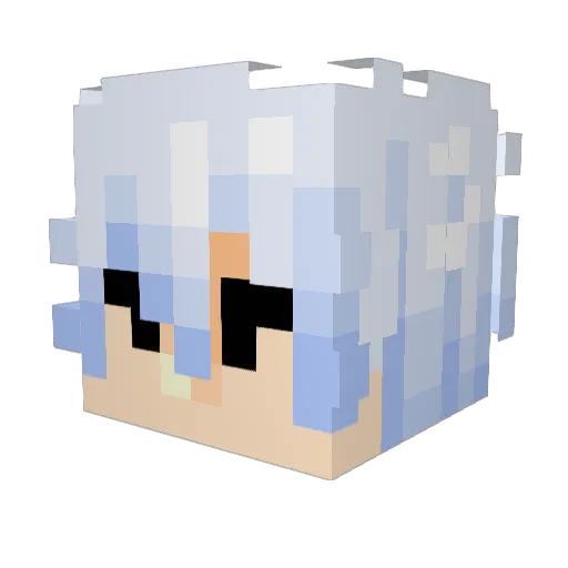 Sythtron Minecraft avatar head, 3D render