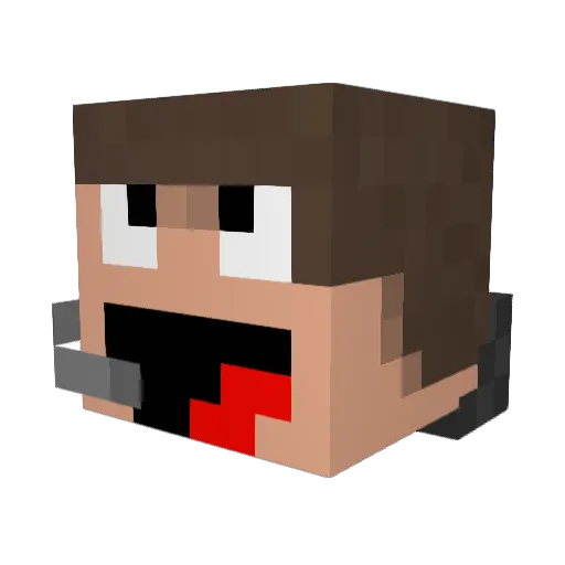 SytoOnSyte Minecraft avatar head, 3D render