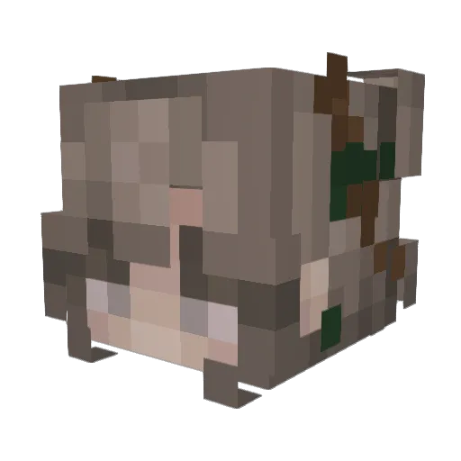 Sytzha Minecraft avatar head, 3D render