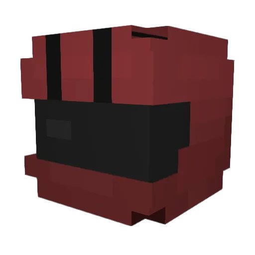 Syuxckl Minecraft avatar head, 3D render
