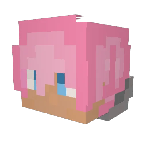 Syverious Minecraft avatar head, 3D render