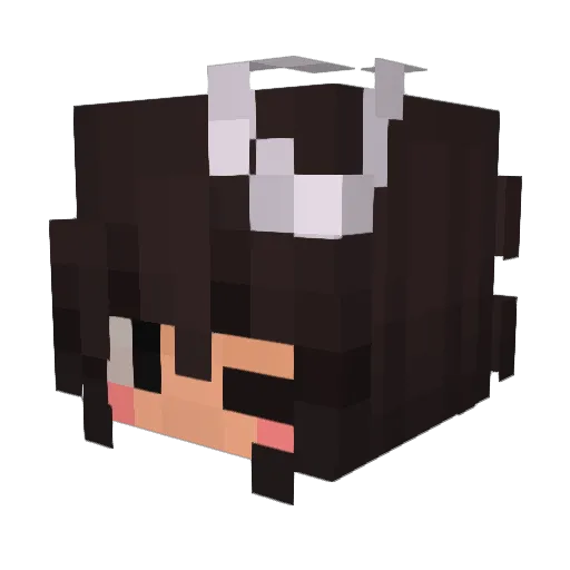 Syvoku Minecraft avatar head, 3D render