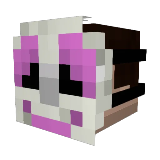 Syvos_ Minecraft avatar head, 3D render