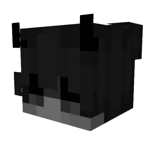 Syvrox Minecraft avatar head, 3D render